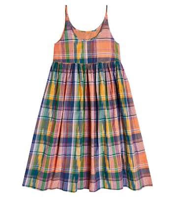 Chrissie checked cotton poplin dress | Molo