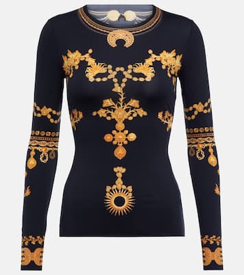 Printed jersey top | Marine Serre