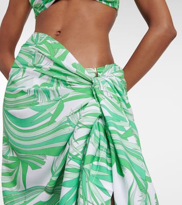 Pareo printed beach cover-up | Melissa Odabash