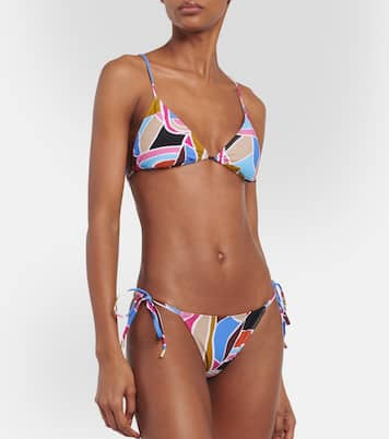 Le Reve printed bikini top | Rebecca Vallance