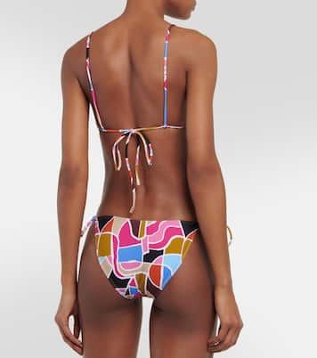 Le Reve printed bikini top | Rebecca Vallance