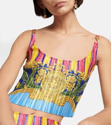 Top cropped Medusa Palm Springs | Versace