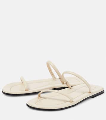 The City leather slides | Toteme