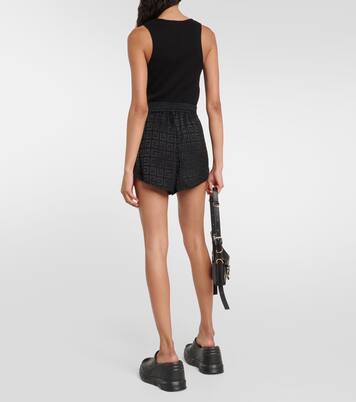 Shorts 4G in jacquard con zip | Givenchy