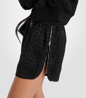 Shorts 4G in jacquard con zip | Givenchy