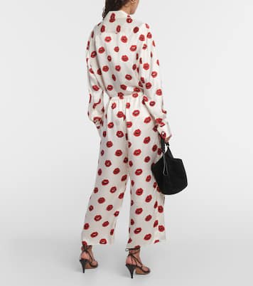 Bedruckte Hose Mindy aus Twill | Khaite