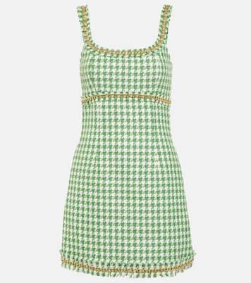 Cher houndstooth minidress | Rebecca Vallance