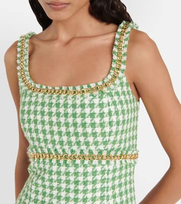 Cher houndstooth minidress | Rebecca Vallance