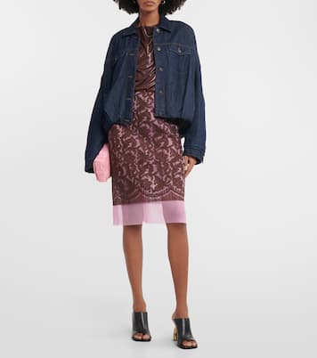 Slacy lace midi skirt | Dries Van Noten