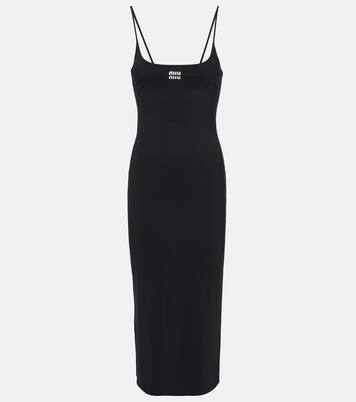 Midikleid aus Jersey | Miu Miu