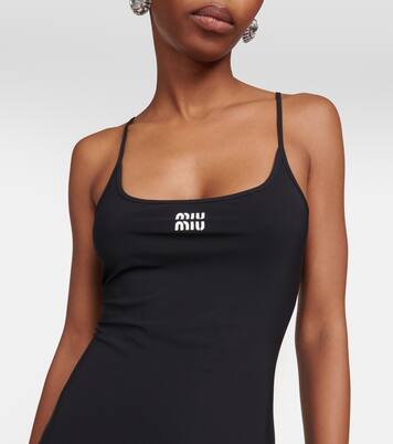 Midikleid aus Jersey | Miu Miu