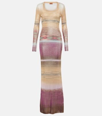 Space-dyed knit maxi dress  | Missoni