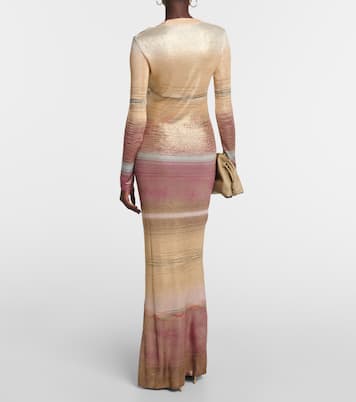 Space-dyed knit maxi dress  | Missoni