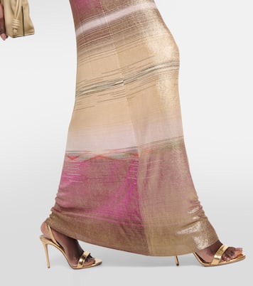 Space-dyed knit maxi dress  | Missoni