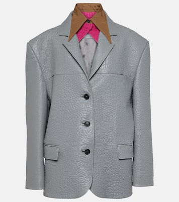 Oversize-Lederjacke | Prada