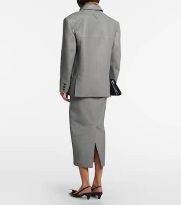 Oversize-Lederjacke | Prada