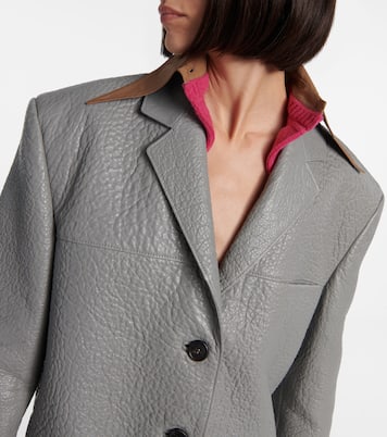 Oversize-Lederjacke | Prada