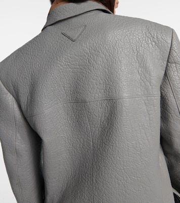 Oversize-Lederjacke | Prada