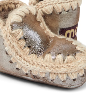 Stivaletti Baby in pelle metallizzata | Mou Kids