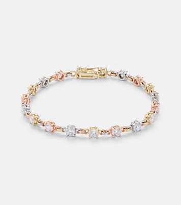 Bracelet Aysa en or, or rose, or blanc 18 ct et diamants | Spinelli Kilcollin