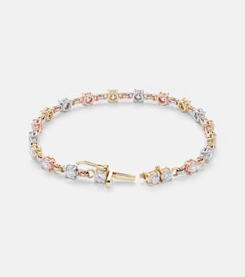 Bracelet Aysa en or, or rose, or blanc 18 ct et diamants | Spinelli Kilcollin