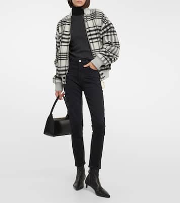 Nico high-rise slim jeans | Agolde