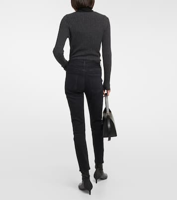 Nico high-rise slim jeans | Agolde