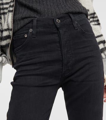 Nico high-rise slim jeans | Agolde