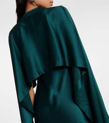 Amory caped gown | Simkhai