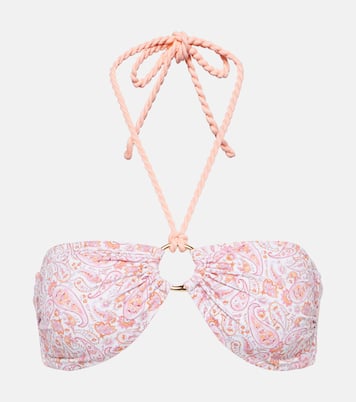 Top bikini Muskmelon Bay con stampa | Heidi Klein