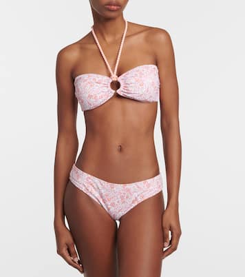 Top bikini Muskmelon Bay con stampa | Heidi Klein