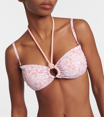 Top bikini Muskmelon Bay con stampa | Heidi Klein