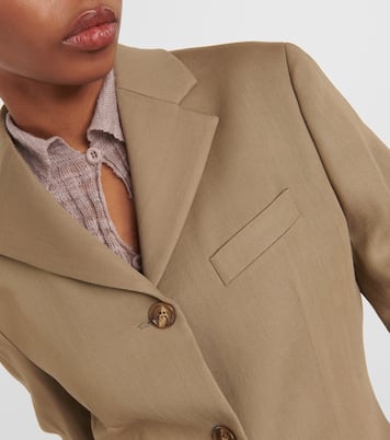 Blazer monopetto Jolcie in misto lana | Acne Studios
