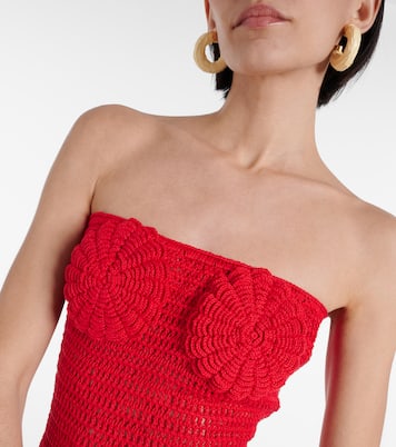 Bustier-Kleid Camellia aus Häkelstrick | Anna Kosturova