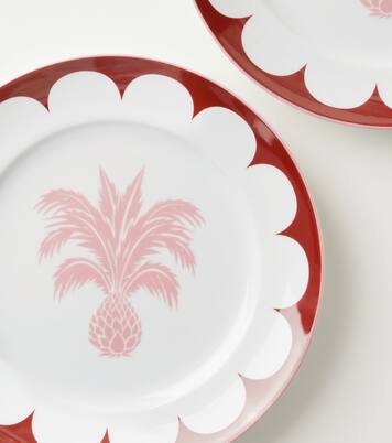 Jaipur set of 2 dessert plates | Aquazzura Casa