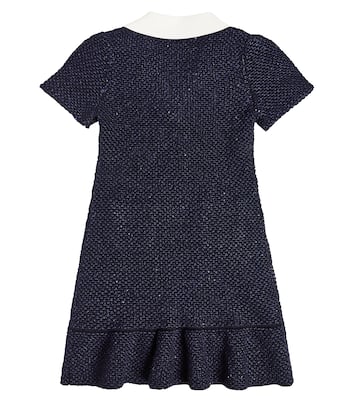 Kleid aus Strick mit Spitze | Self-Portrait Kids