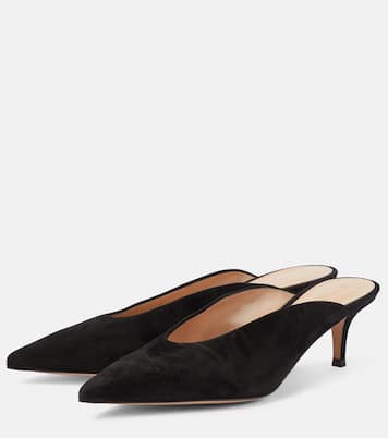 Mules in suede | Gianvito Rossi