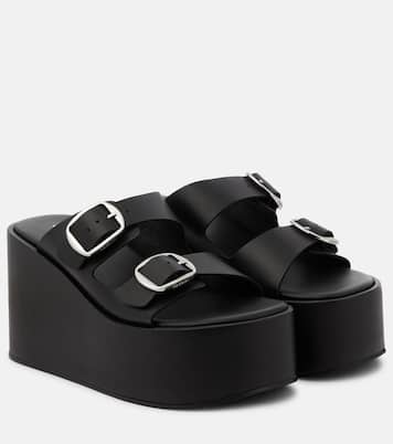 Mules à plateforme en cuir | Coperni
