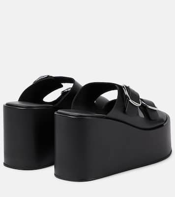 Mules à plateforme en cuir | Coperni