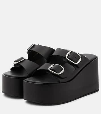 Mules à plateforme en cuir | Coperni