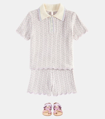 Shorts Halliday de pointelle | Zimmermann Kids