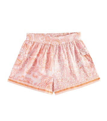 Short Ottie en coton à motif cachemire | Zimmermann Kids