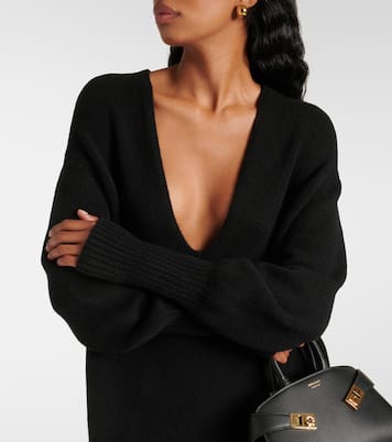 Abito midi in misto cashmere | Ferragamo