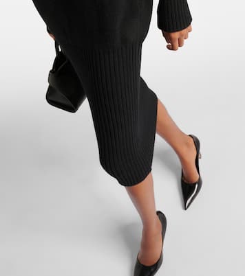 Abito midi in misto cashmere | Ferragamo