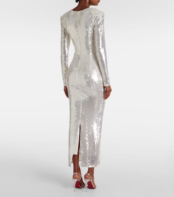 Abito lungo con cut-out e paillettes | The New Arrivals Ilkyaz Ozel