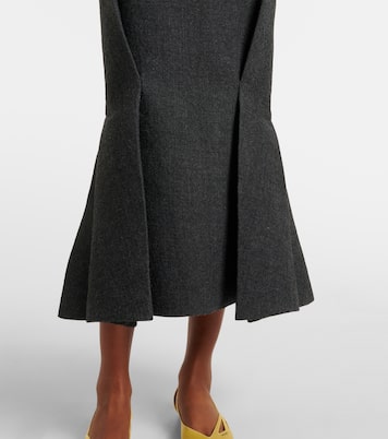 Wool midi skirt | Prada