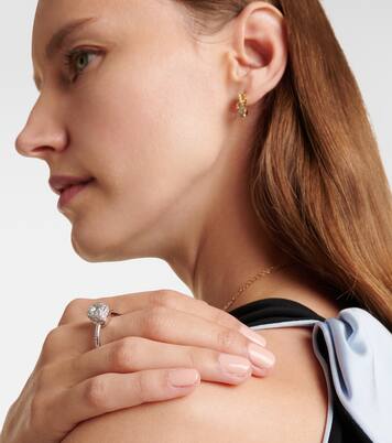 Nudo Petit 18kt white gold (750/1000) ring with diamonds | Pomellato