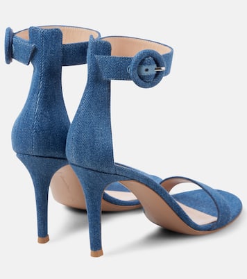 Sandalias Portofino 85 en denim | Gianvito Rossi