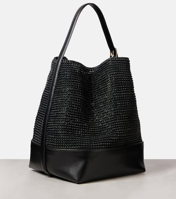 Cabas en cuir tissé | Toteme