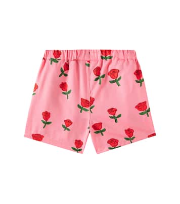 Shorts Roses in cotone | Mini Rodini